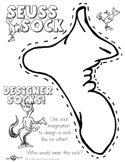 Fox In Socks Printable